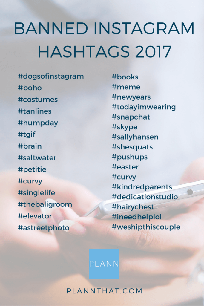 Image result for banned hashtags instagram 2017