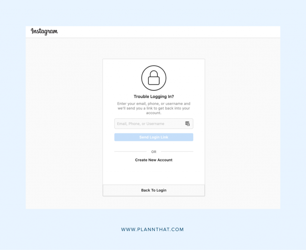 How To Reset Your Password On Instagram Www inf inet