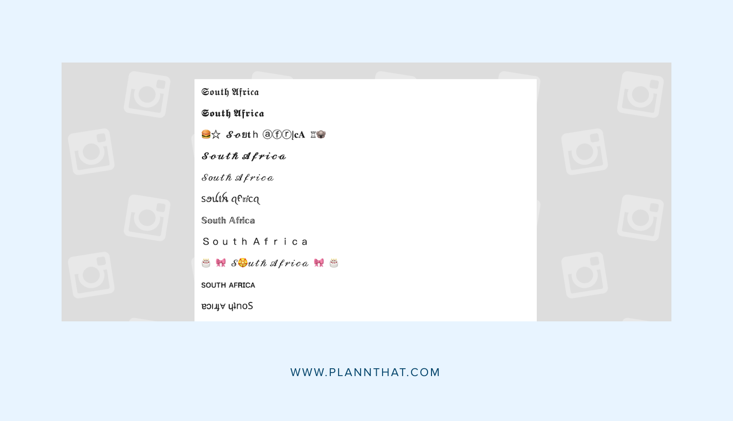 How To Make Your Captions And Bio Stand Out With Fancy Text Plann - roblox bio fonts