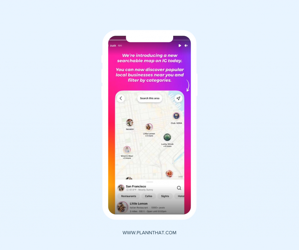 Get Discovered With Instagram’s New Searchable Map Feature – Plann by ...
