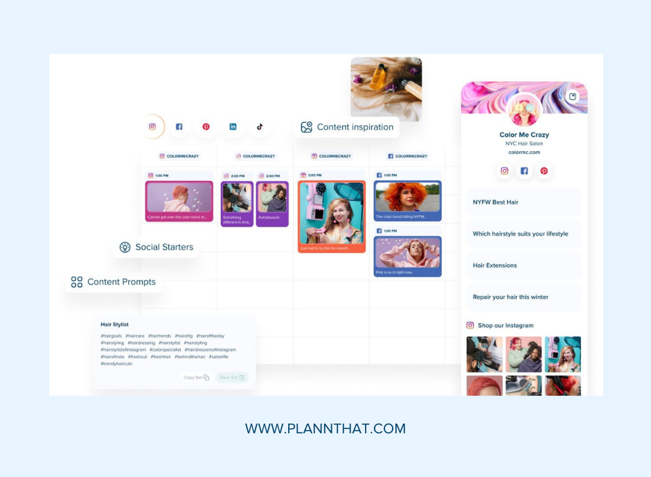 Discover Plann’s all-in-one social media suite, built for brands, business owners and social media managers