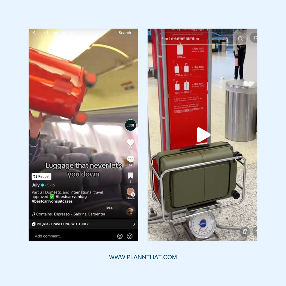 July Luggage Video Examples #BestCarryOnBag